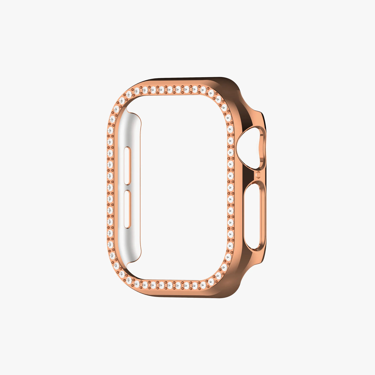 Apple Watch Diamond Plated Protective Hard Case - Rose Gold 40 MM