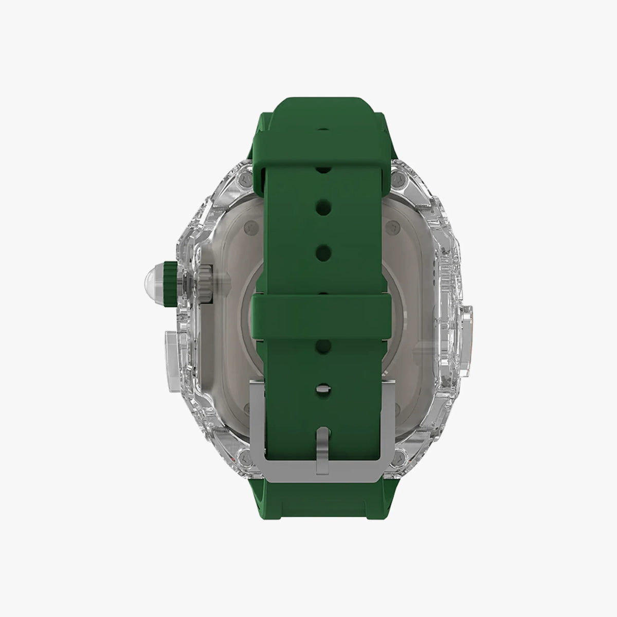 Luxury Richard Transparent Case - Green 45 MM