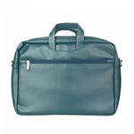 Spacething Helios Leather Laptop Bag With Free Tech Organiser Pouch | 13-14" Inches - Blue