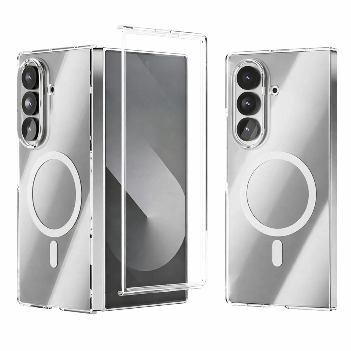 Spacething Samsung Galaxy Z Fold 7 Minimal Case - Clear