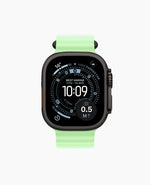 Neon Green Ocean Band - Black Titanium Finish