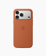 Apple Silicone Case with MagSafe iPhone 17 Terra Cotta