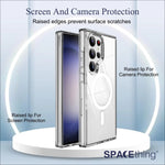 Spacething Samsung Galaxy S25 Ultra Minimal MagSafe Case - Clear
