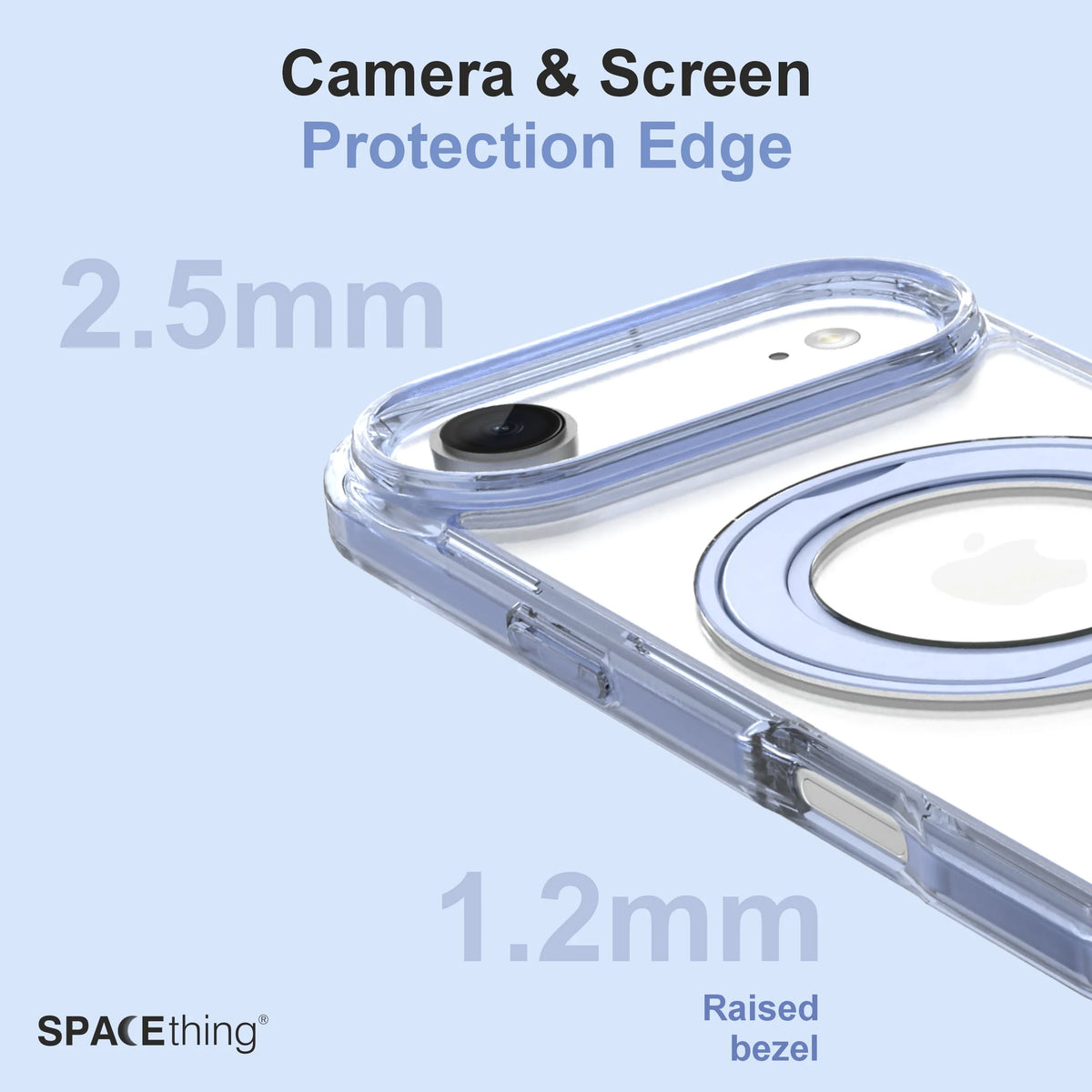 Spacething Marsix 360° Stand Case for iPhone 17 Air - Blue