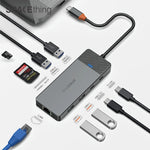 Spacething Linker 9-in-1 USB-C Hub – Grey