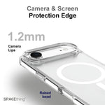 Spacething Minimal MagSafe Case for iPhone 17 Air - Clear