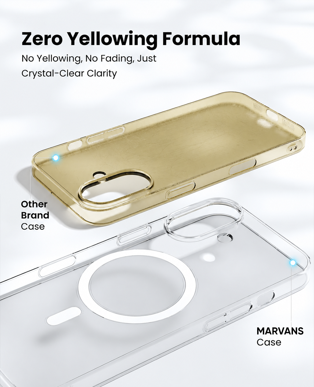 Anti-Yellow Magsafe Clear Case iPhone 17