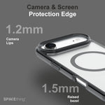 Spacething Minimal MagSafe Case for iPhone 17 Air - Black