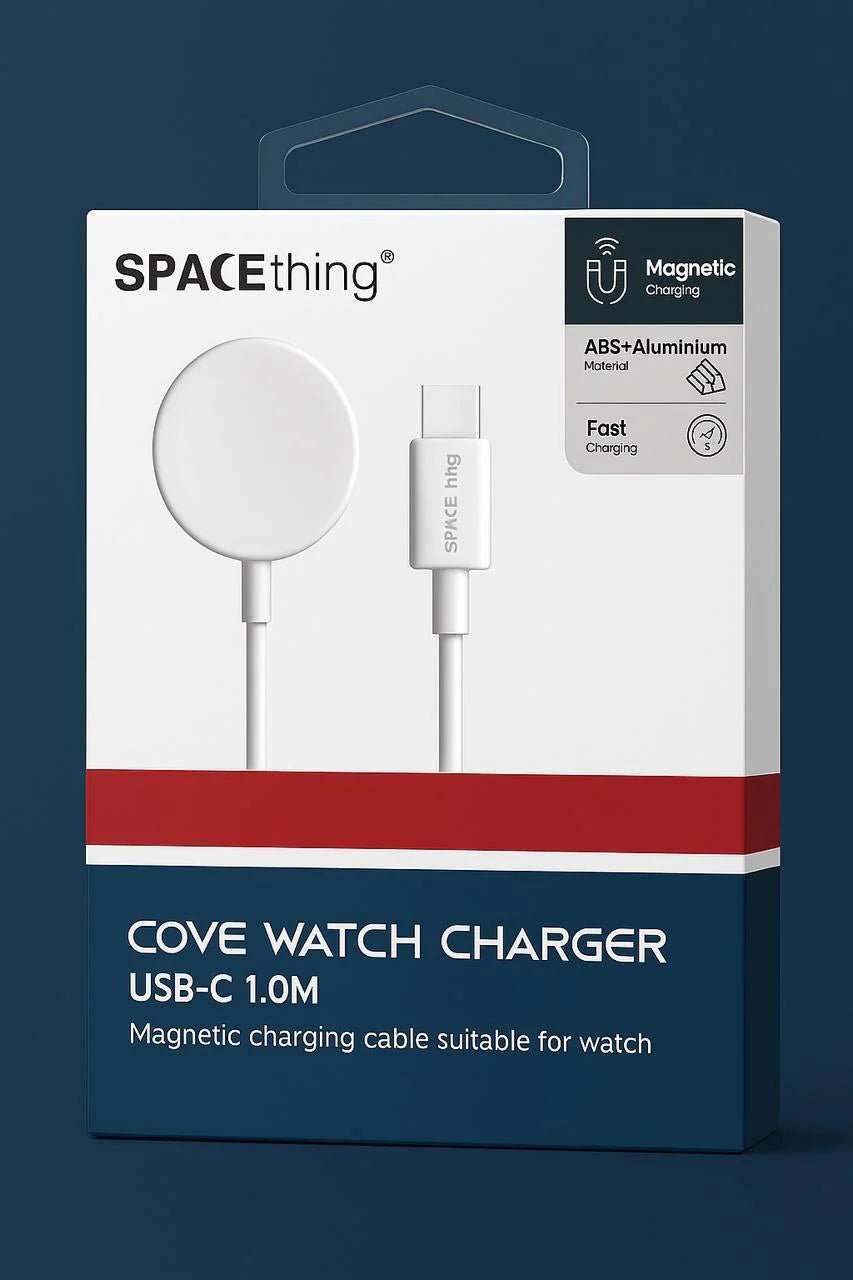 Spacething Cove Watch Charger - White