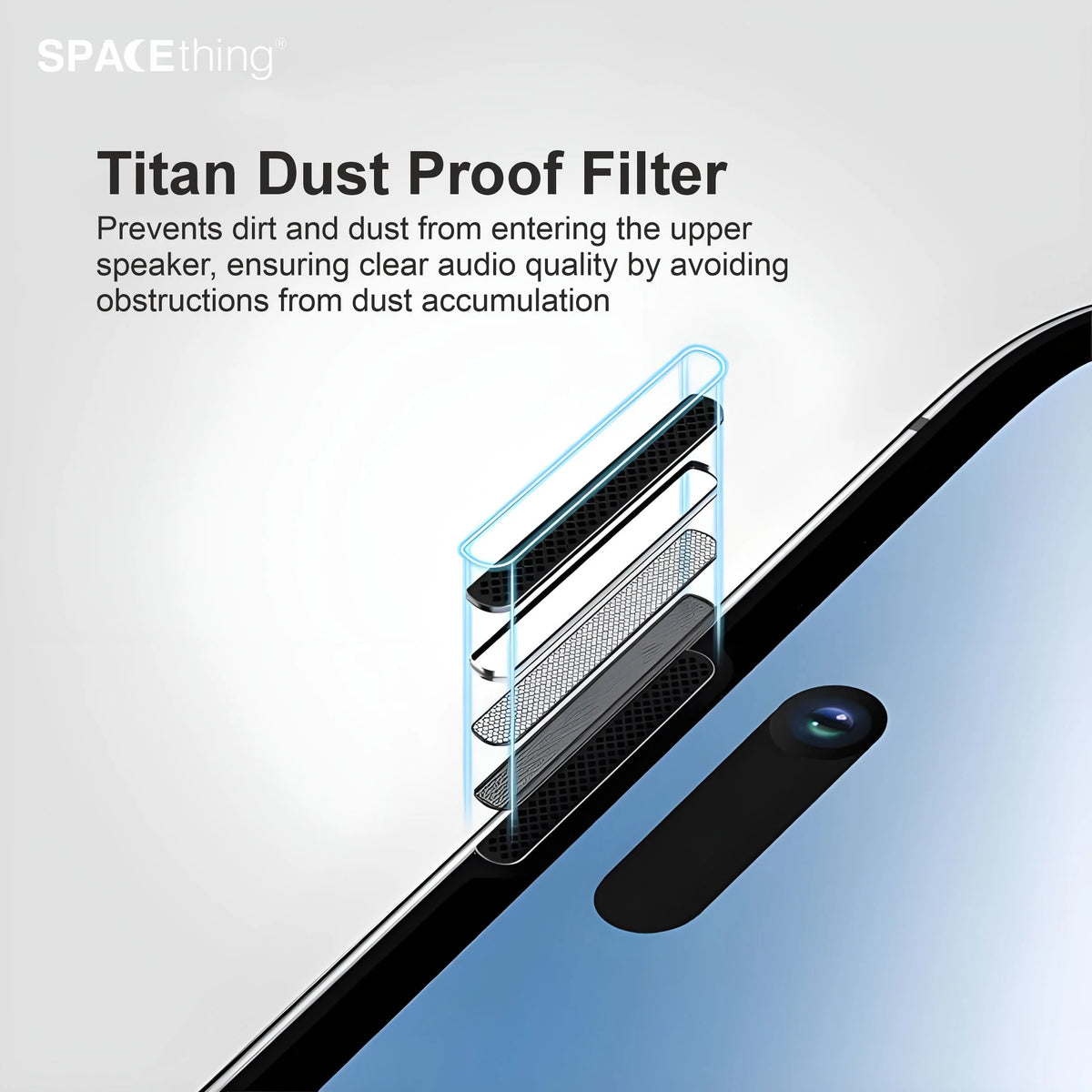 Spacething Titan 360° Privacy Glass - Black iPhone 18 Pro Max