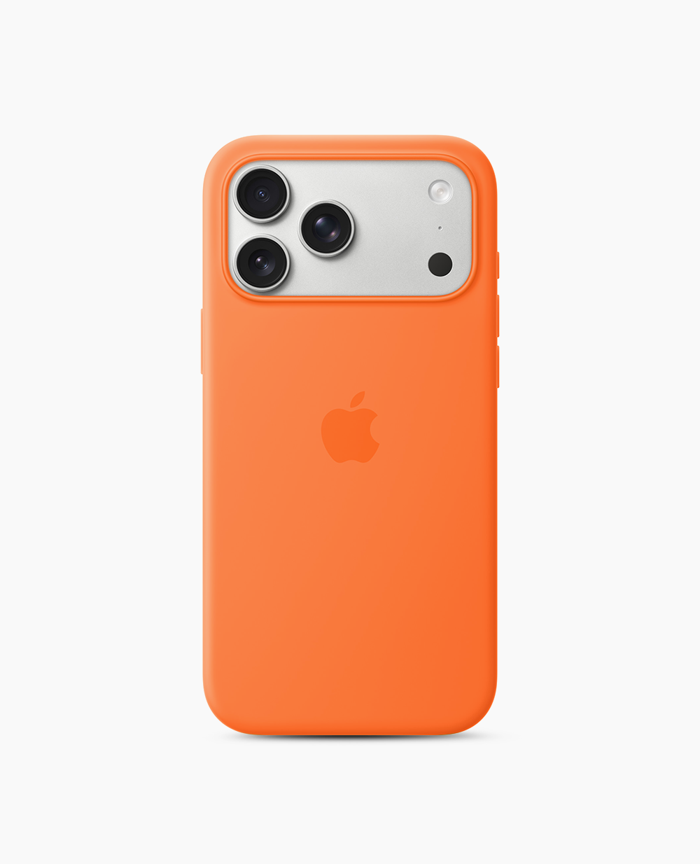 Apple Silicone Case with MagSafe iPhone 17 Orange