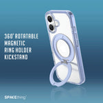 Spacething Marsix 360° Stand Case for iPhone 17 - Blue
