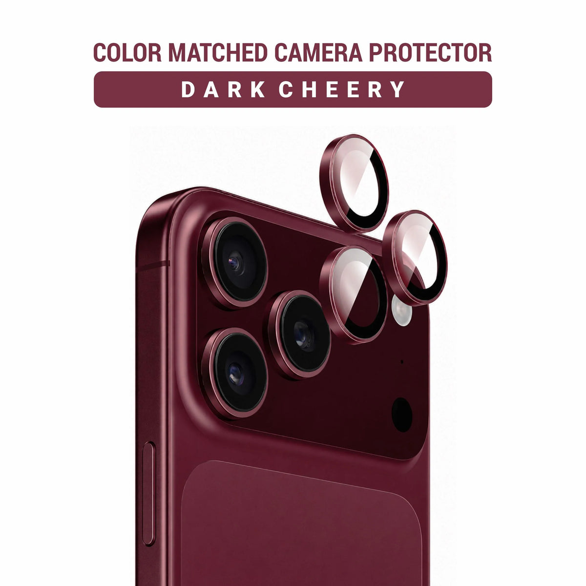 Spacething Titan Camera Lens - Dark Cherry iPhone 18 Pro Max