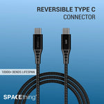 Spacething Elite Mini C TO C -C Cable (30cm) – Black