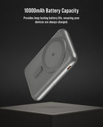 SPACEthing Monte Carlo 10000mAh Magsafe Power Bank - Black