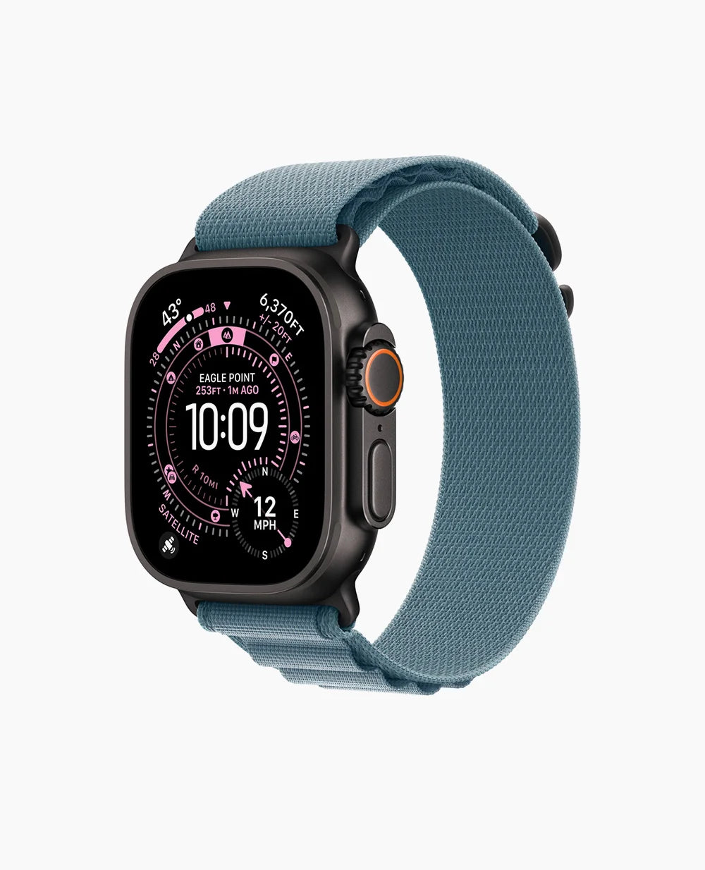 Light Blue Alpine Loop - Black Titanium Finish