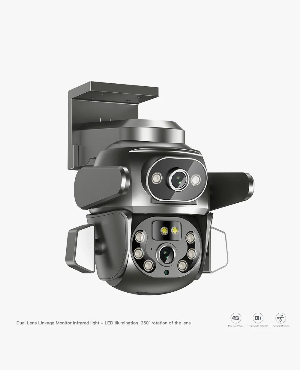 360° Home Security Wi-fi DUAL Smart CCTV Camera