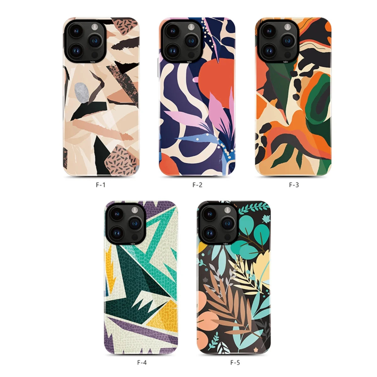 Flower Graphics Back Luxury Case - F2