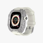 Luxury Richard Transparent Case - White 45 MM