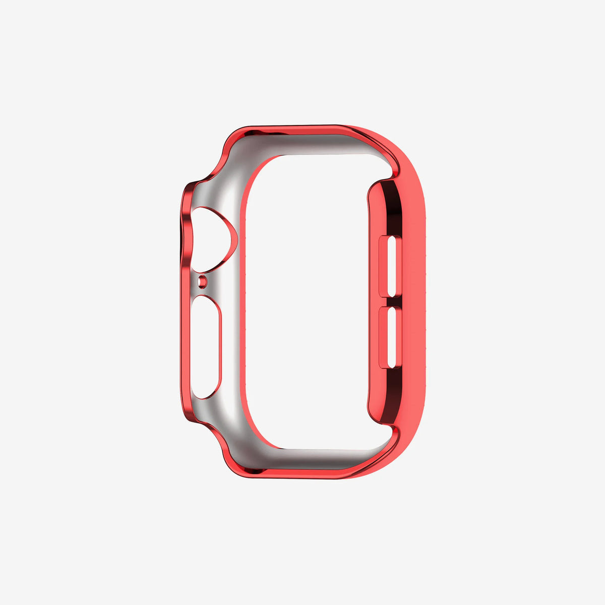 Apple Watch Diamond Plated Protective Hard Case - Red 41 MM