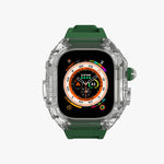 Luxury Richard Transparent Case - Green 45 MM