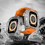 Luxury Richard Transparent Case - Orange 45 MM
