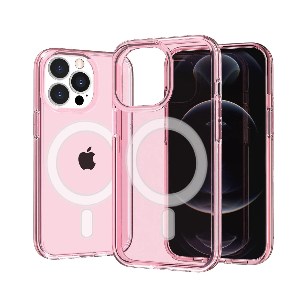 Pink Clear Case with MagSafe Ultra Hybrid iPhone 15 Pro Max