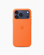 Apple Silicone Case with MagSafe iPhone 17 Orange