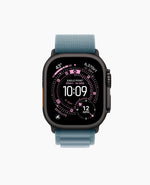 Light Blue Alpine Loop - Black Titanium Finish