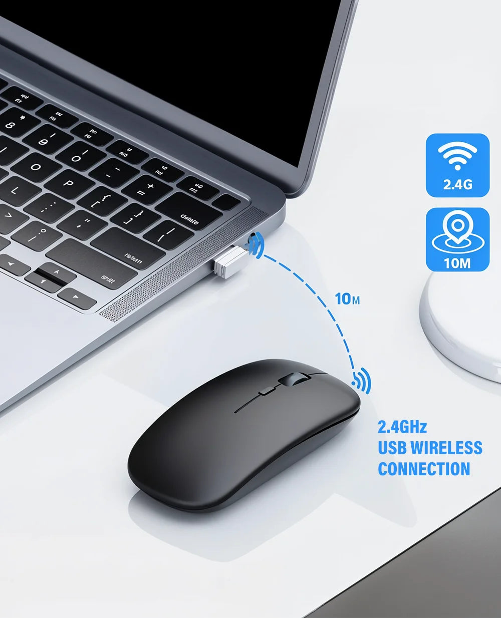 Space Capsule Wireless Mouse