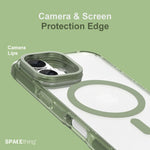 Spacething Helix MagClick Stand Case for iPhone 17 - Green