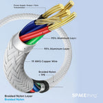 Spacething Flash Cable Colour - White