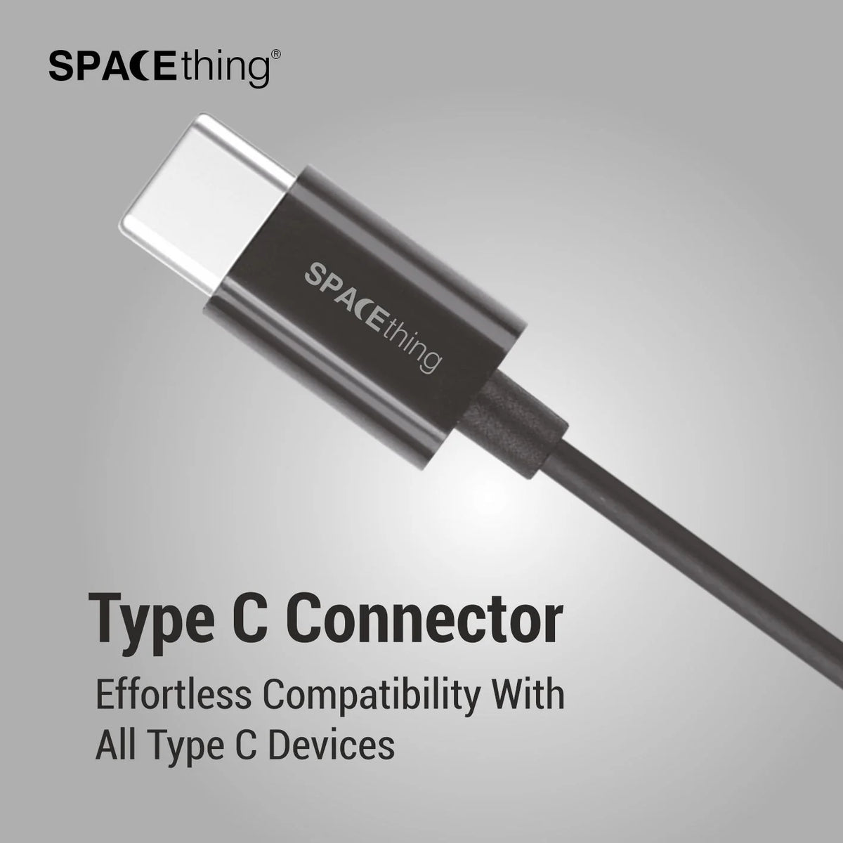 Spacething Veria Tune Type-C Earphone - Black
