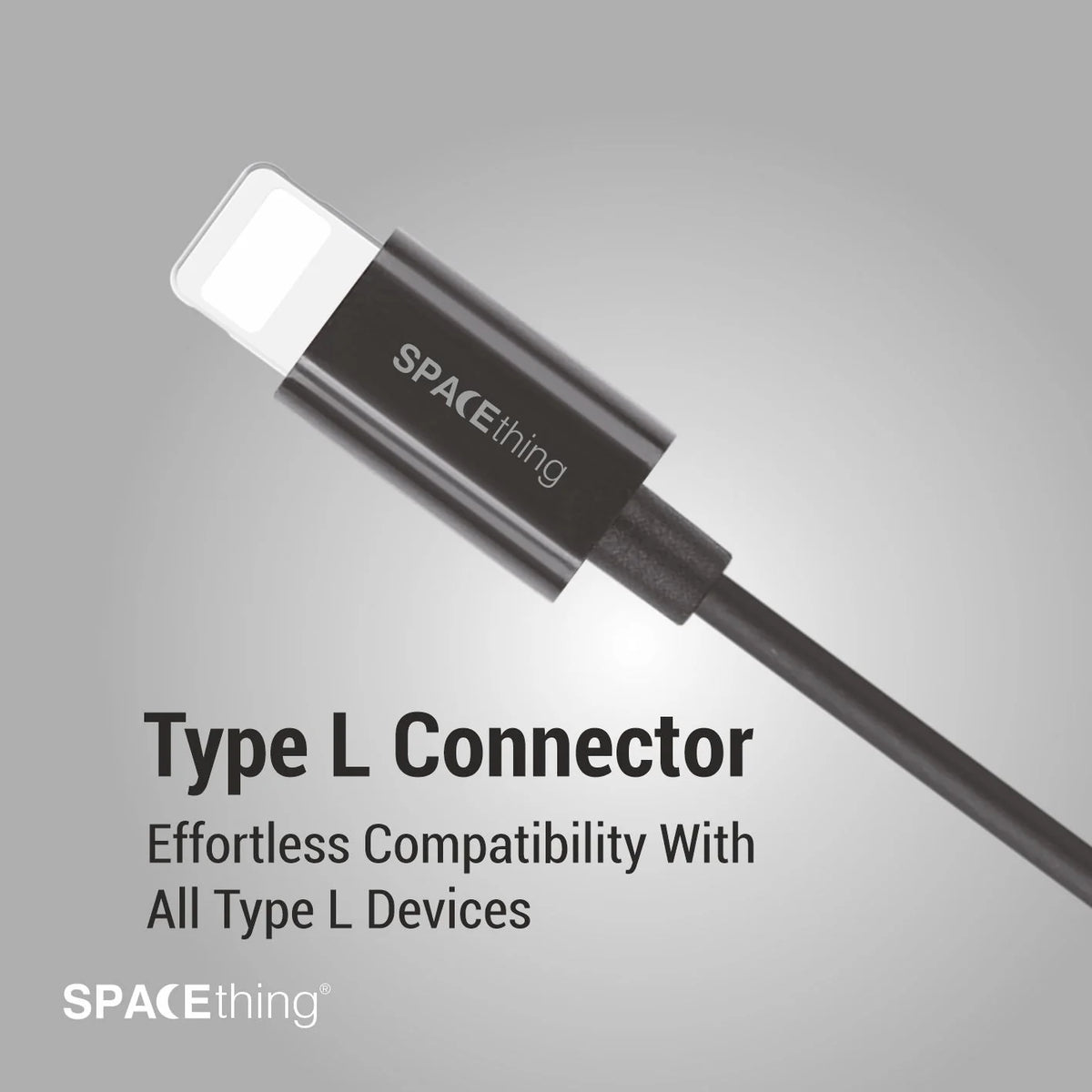 Spacething Vibra Tune Type-L Earphone - Black