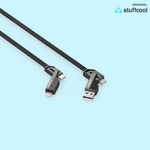 Quad Pro 4 in 1 Indestructible Cable 60W with lightning to type C, type C to C, lightning to USB A