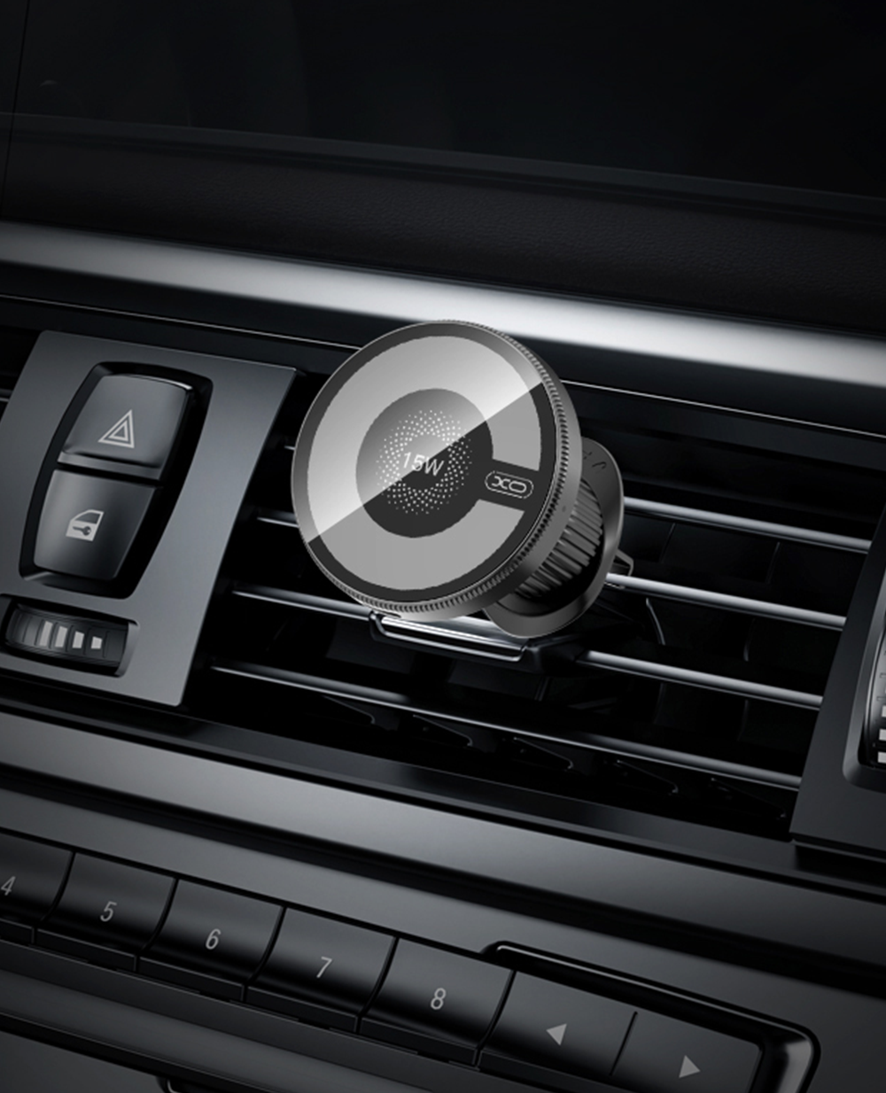 15W Magnetic Wireless Car Air Vent Charger