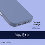 Spacething Smoothie Silicone Case for iPhone 17 - Blue