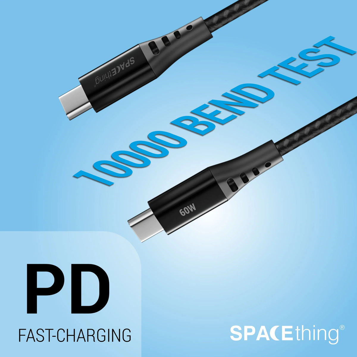 Spacething Elite Mini C TO C -C Cable (30cm) – Black