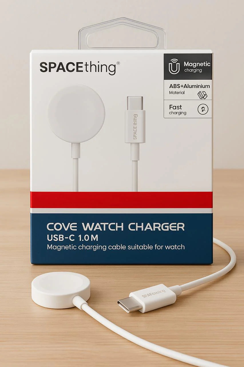 Spacething Cove Watch Charger - White