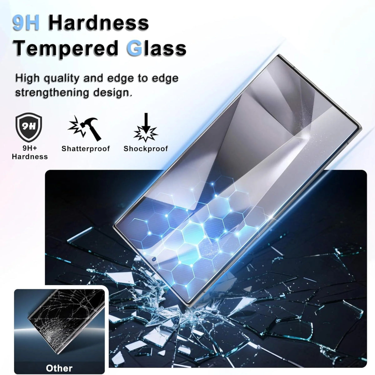 Spacething Full Tempered Glass - Clear Samsung S26 Ultra
