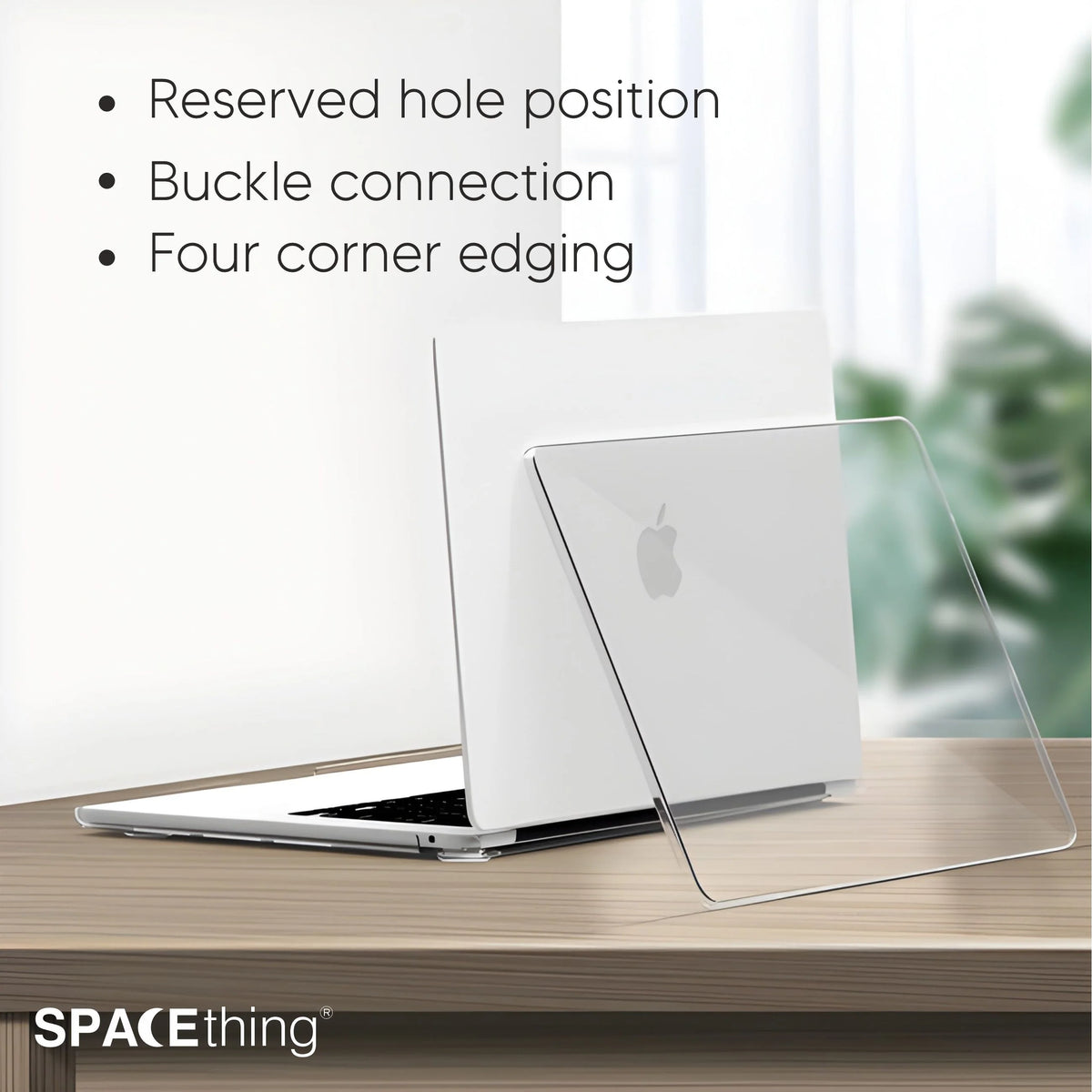 Spacething iShield MacBook Case | MacBook Air 13 M4 - Clear