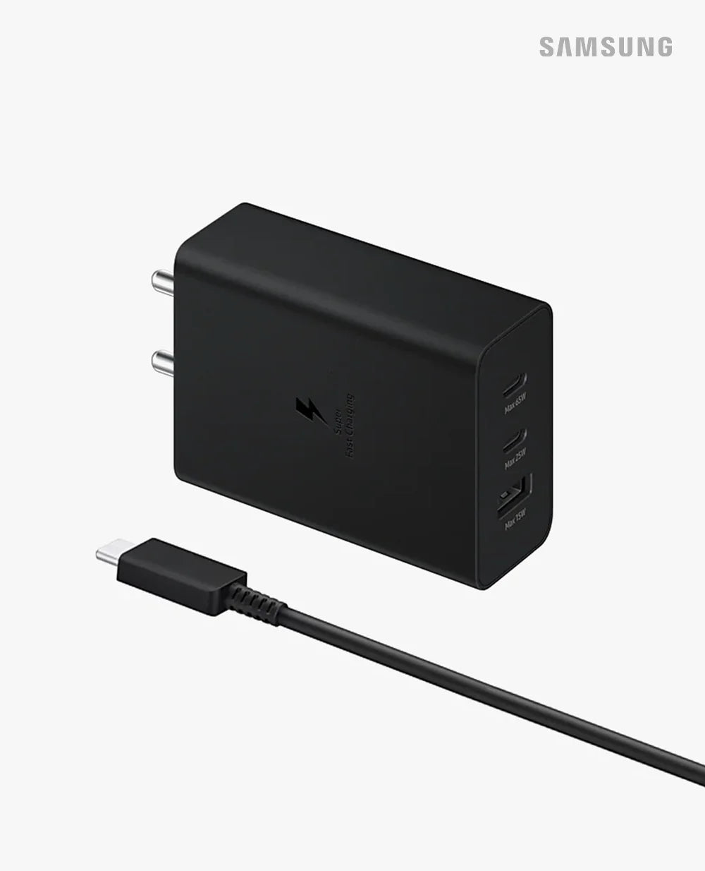 Samsung 65W Type-C Adapter TRIO + C type Cable