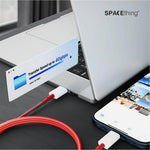Spacething SuperVOOC 100W USB-A to Type-C Multi-Protocol Cable - Red