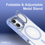 Spacething Helix MagClick Stand Case for iPhone 17 - Blue