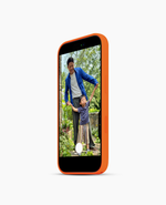 Apple Silicone Case with MagSafe iPhone 17 Orange