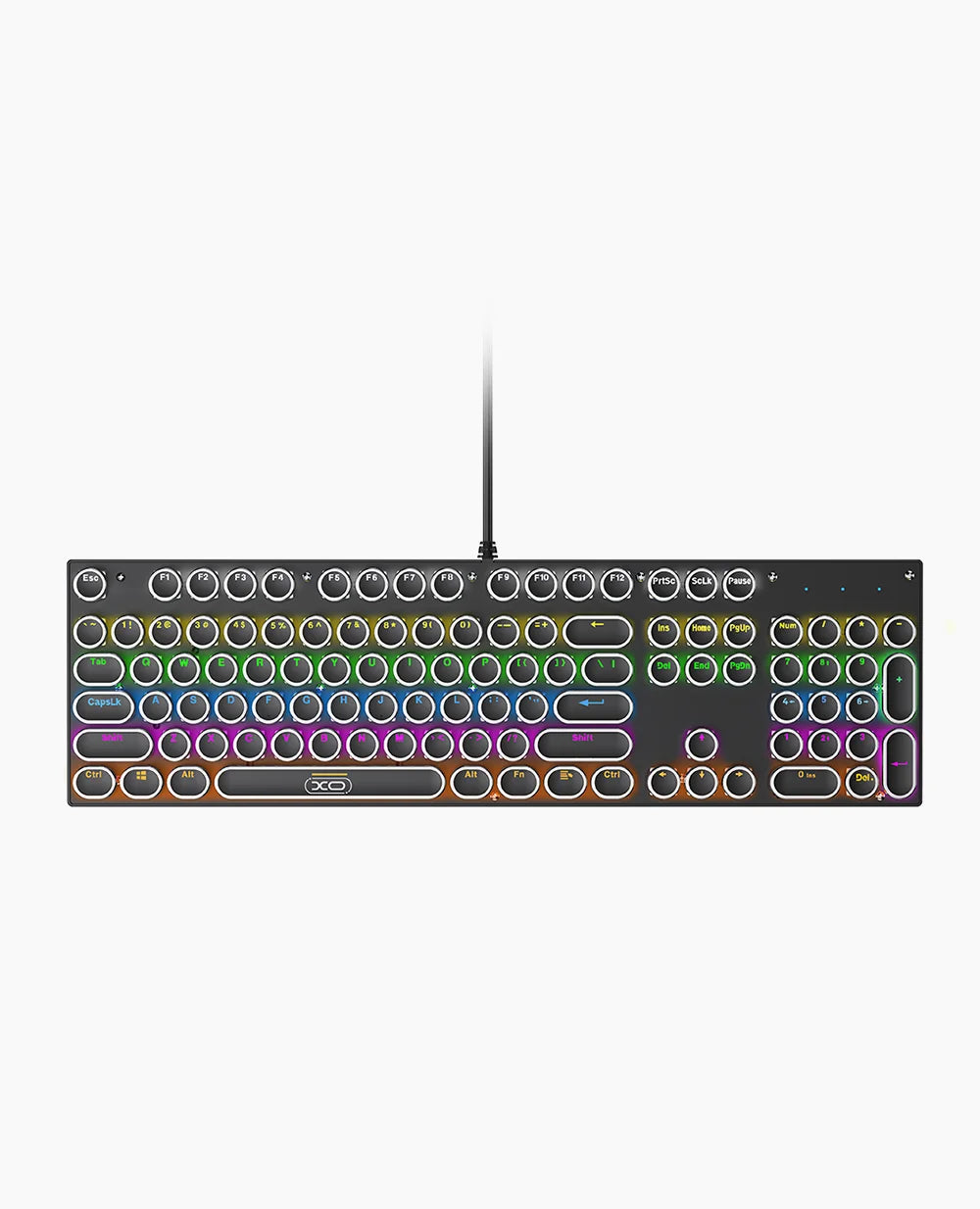 Wired Gaming Keyboard Punk Keyboard Retro