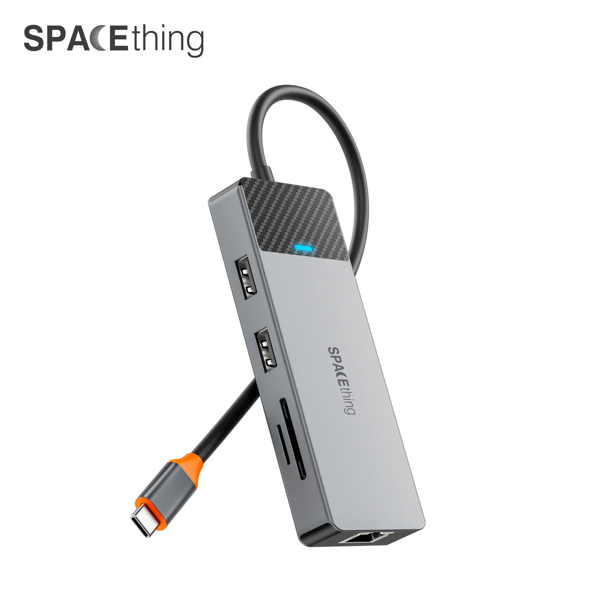 Spacething Linker 9-in-1 USB-C Hub – Grey
