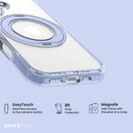 Spacething Marsix 360° Stand Case for iPhone 17 - Blue