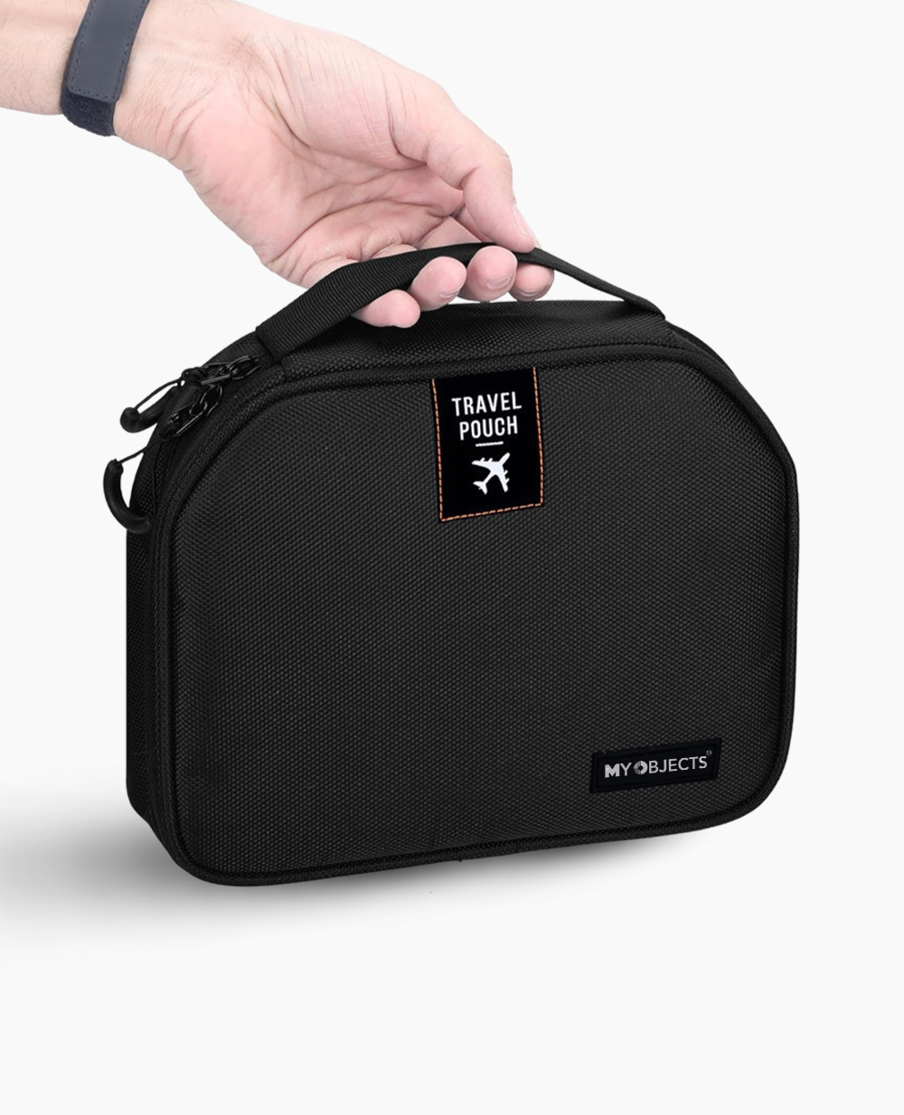 Travel Pouch Organizer with Mesh Pockets Travel Kit for Unisex