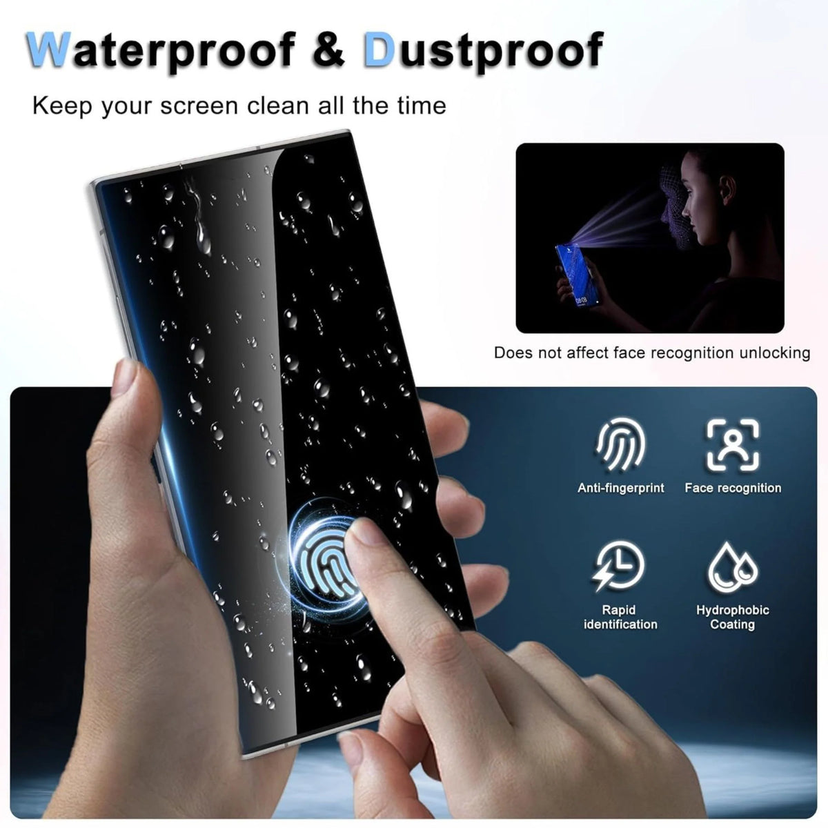 Spacething Full Tempered Glass - Clear Samsung S26 Ultra